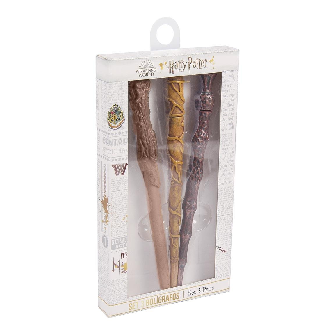 Pack de 3 stylos en forme de baguettes de Harry Potter, Dumbledore et Hermione – Image 5