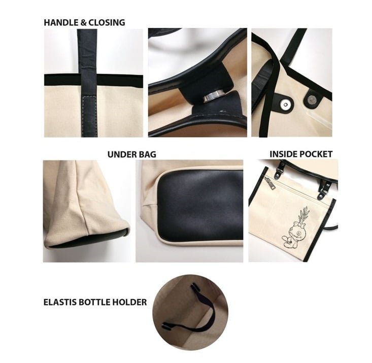 Stitch & Angel - sac "bandoulière" en toile - 35x31x20cm – Image 6