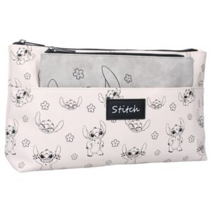 STITCH – Cute & Fashion – Double Trousse de Voyage – 30x18x8 cm