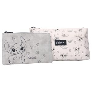 STITCH – Cute & Fashion – Double Trousse de Voyage – 30x18x8 cm