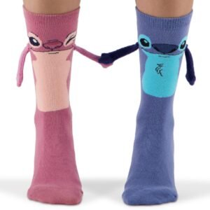 STITCH & ANGEL – 1 paires de chaussettes « aimantée » (T35-38)