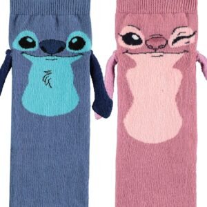 STITCH & ANGEL – 1 paires de chaussettes « aimantée » (T35-38)