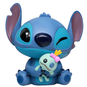 DISNEY – Stitch & Scrump – Tirelire 18cm dans boîte en acétane