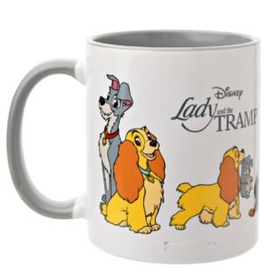 DISNEY – La Belle & Le Clochard – Mug Interieur Coloré – 325ml