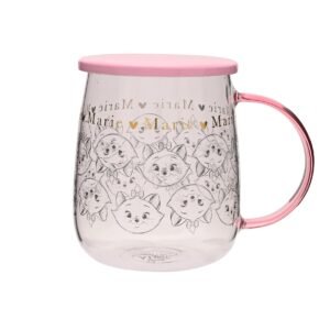 DISNEY – Marie – Mug en Verre avec Couvercle 540ml