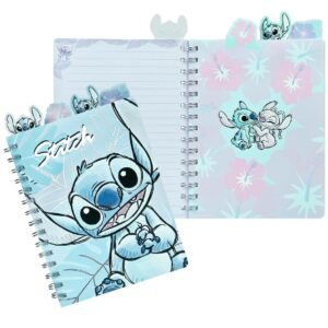 STITCH – Watercolor – Notebook A5 + 4 Séparateurs