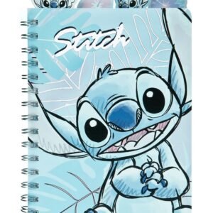 STITCH – Watercolor – Notebook A5 + 4 Séparateurs