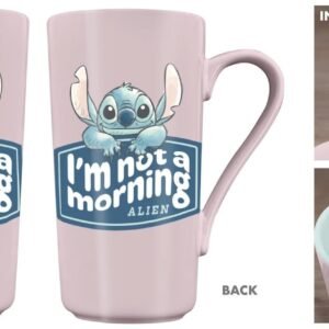 STITCH & ANGEL – I&rsquo;m not a Morning Alien – Mug Latte 470ml