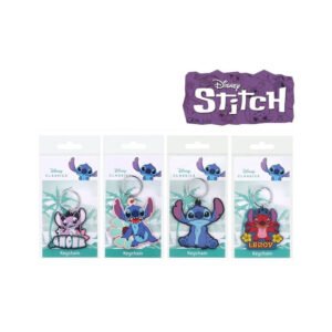 STITCH – Porte-clés en Caoutchouc