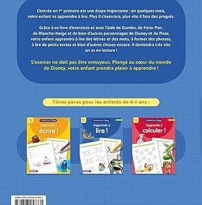 J’apprends avec Disney – J’apprends à lire ! – (6-7 ans)