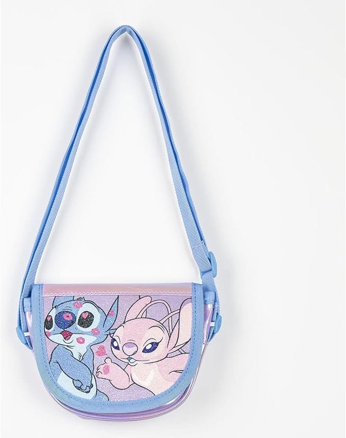 Sac bandoulière Stitch & Angel - 15 x 12 x 4 cm – Image 3