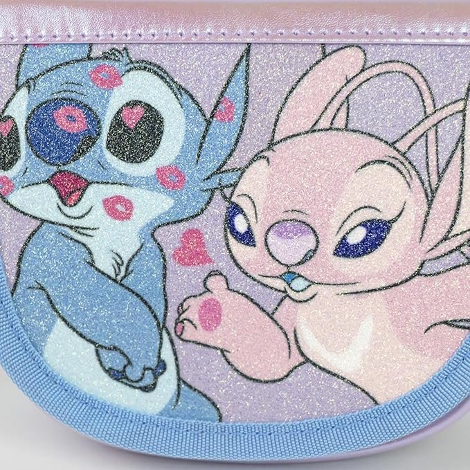 Sac bandoulière Stitch & Angel - 15 x 12 x 4 cm – Image 2