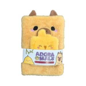 CAPYBARA – Duke – Notebook Pelucheux Premium + 1 Mini
