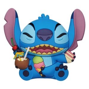 LILO & STITCH – Stitch with food – Aimant à collectionner en mousse 3D