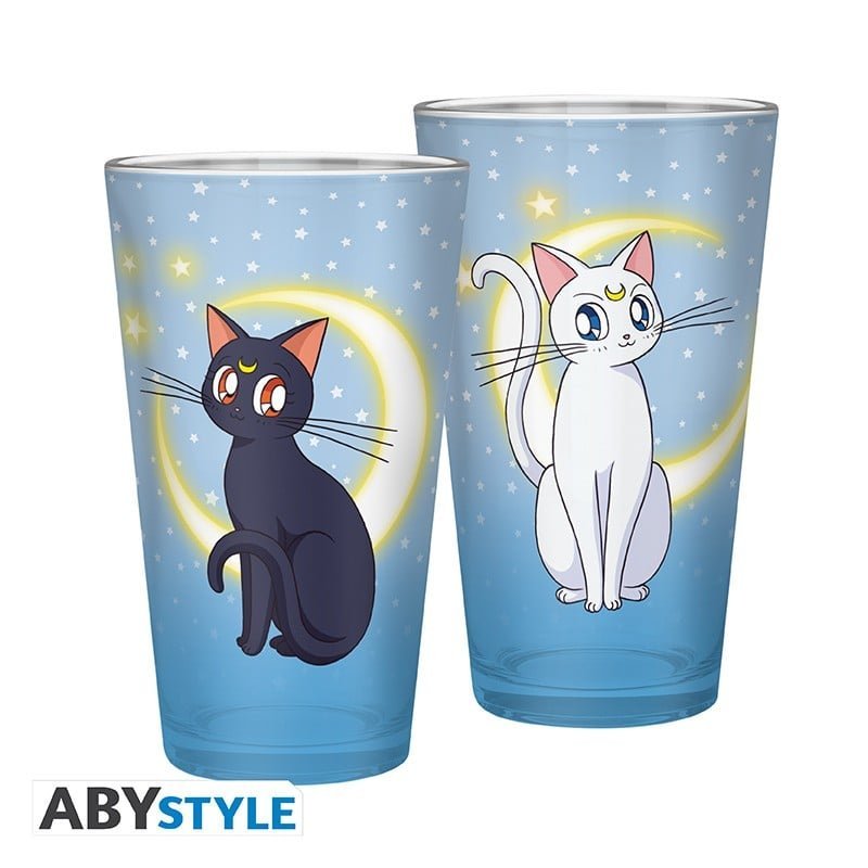 SAILOR MOON - Luna & Artemis - Verre XXL 400ml – Image 3